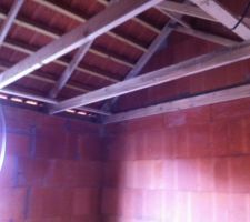 Garage vu de l'intérieur