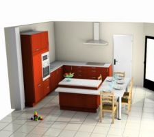 Projet cuisine 1 - 3D