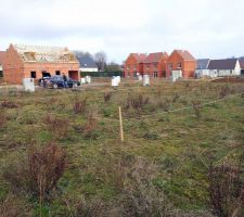 Angle Sud
Niveau Sol Fini zone habitable (-10cm de la cote en photo)