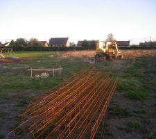 Fer &agrave; b&eacute;ton pour les fondations