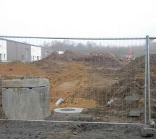 Assainissement coté des 1ers lots (vers centre ville)