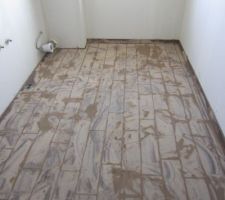 Le joint dans la SDB est en train de s&eacute;cher