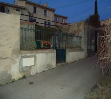 Entrée sud sur la terrase