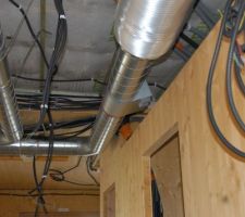 VMC : r&eacute;seau galva, silencieux (350) et batterie de chauffe 3kW.