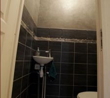 Resteront les joints &agrave; faire et ce hideux lave main (I.R !) &agrave; "habiller" :-)