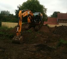 Cr&eacute;ation des trous pour les  puits