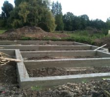 D&eacute;coffrage des longrines