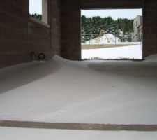 Il neige dans le salon !