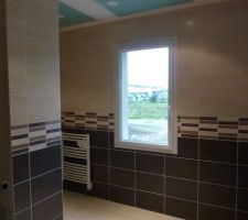 Fa&iuml;ence r&eacute;alis&eacute; par nos soins avec l'aide heureusement de mon papa bricoleur