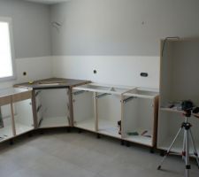 Installation de la cuisine, trop facile !