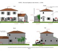 Plan des façades et toitures