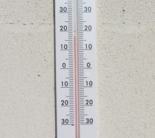 Enfin des températures positives (mais bon ce matin retour des fortes gelés avec -10°C)