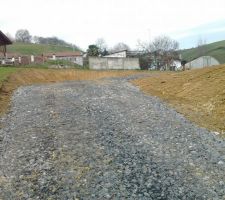 Le chemin d'acces vue NORD