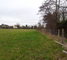 Terrain du futur lotissement de la Folie 2 &agrave; Maulette