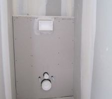 Coffrage WC suspendu RDC