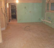 Isolation dalle rdc.