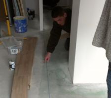 Pose des sols vynils