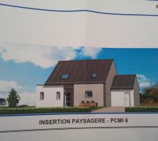 Implantation paysagere sur le terrain