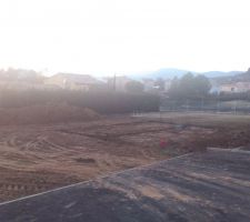 2e jour de chantier: coulage du gros béton