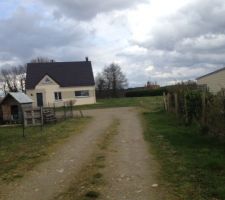 Chemin d'acces au terrain