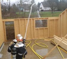 Exercice des pompiers