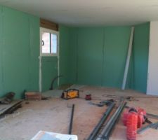 Montage des murs intérieurs