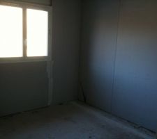 Montage des murs intérieurs