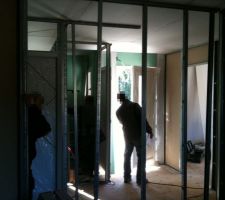 Montage des murs intérieurs