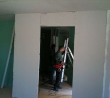 Montage des murs intérieurs