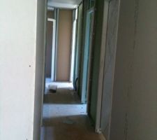 Montage des murs intérieurs