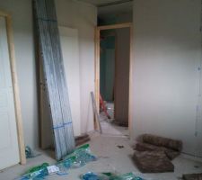 Les cloisons de l?&eacute;tage d&eacute;j&agrave;!