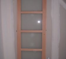 Porte choisie pour l'entrée SDB de l'étage.