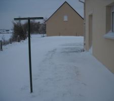 Petit aperçu de l'épisode neigeux en Normandie!;)