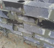 Vide sanitaire emplacement des poteaux sismique