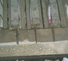 Avanc&eacute;e du vide sanitaire, plancher b&eacute;ton en poutrelle et entrevous en polystyr&egrave;ne