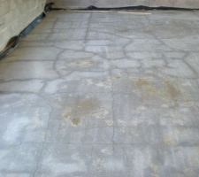 Etat de la dalle fissures