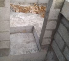 Dans la fosse, l'accès au vide sanitaire