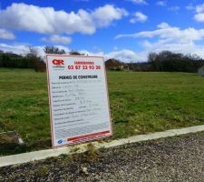 Permis de construire sur le terrain !