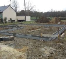 Fondations de la maison