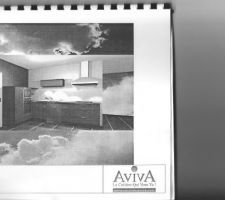 PERSPECTIVE DE LA CUISINE