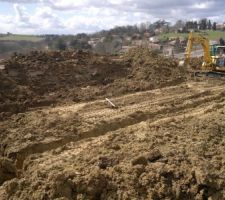 Les tranch&eacute;es des fondations