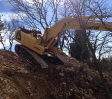 6 tonnes par pierres pour la semelle