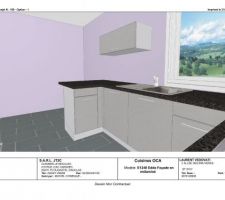 Cuisnes autre vue meuble evier cuisson