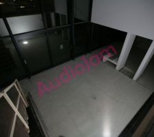 Mise en place d'un primaire sur toute la chape anhydrite