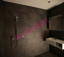 Le lavabo Cosmic Compact et la robinetterie Dornbracht Symetrics