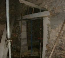 Ouverture entre le hall et la cuisine