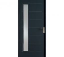 La porte anthracite
