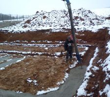 Coulage de fondations