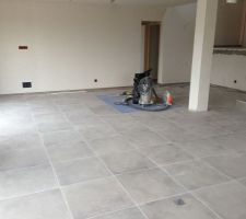 Carrelage espace jour