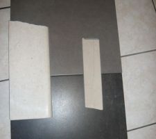 Nous allons choisir un des deux carrelages et une des deux pierre pour l'escalier